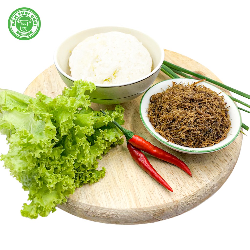 Chà bông nấm hương vị truyền thống hũ 200g
